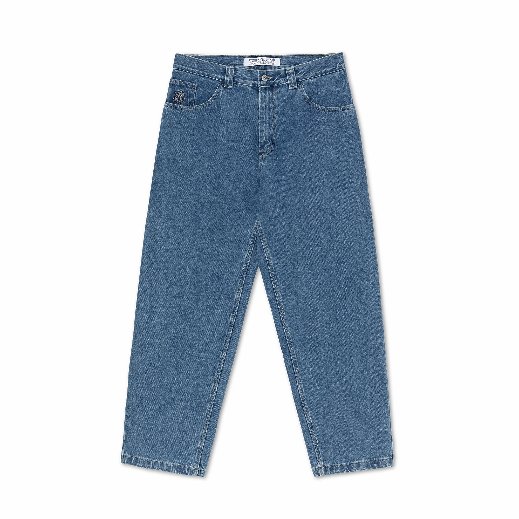 Polar Skate Co 93 Jeans - Mid Blue Chill Ready
