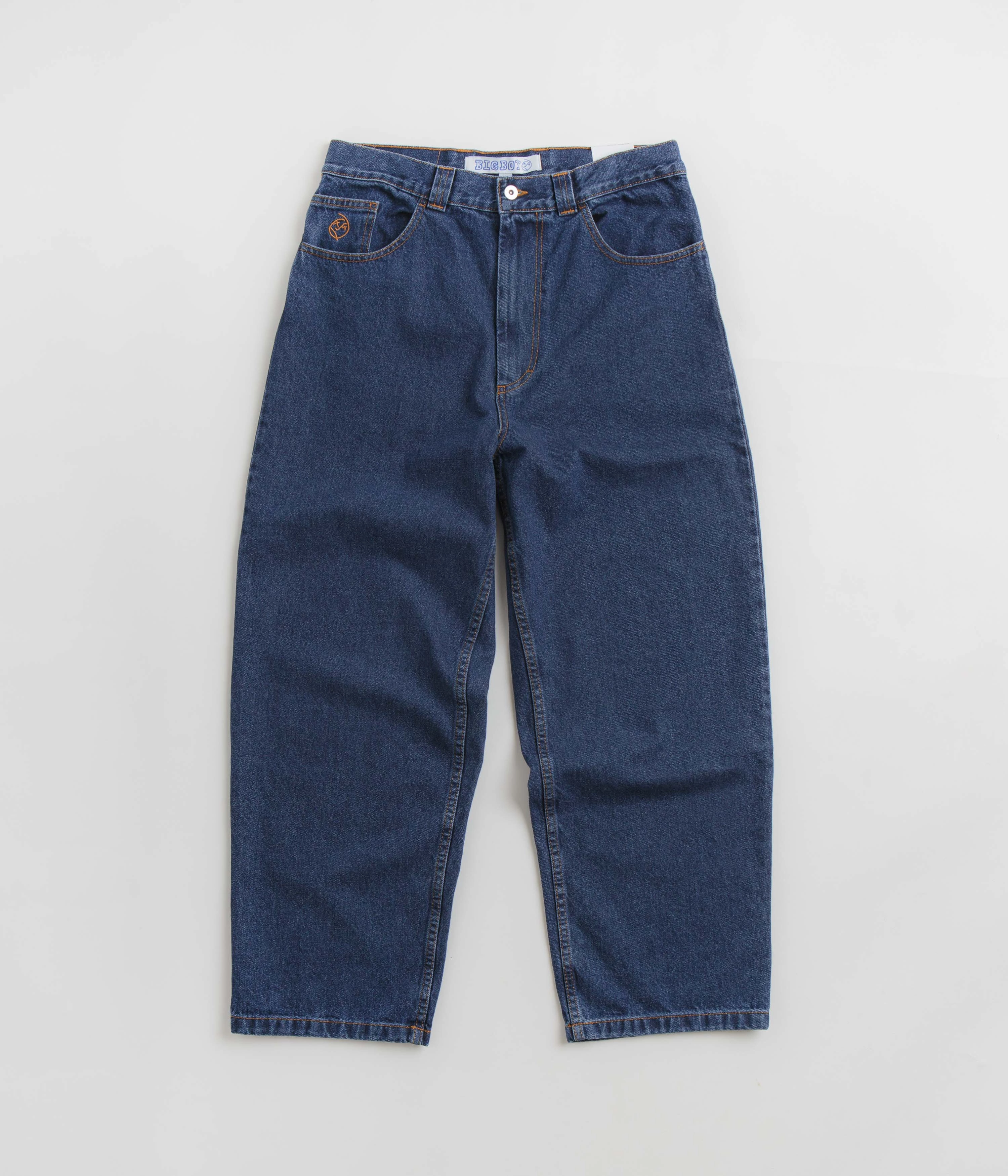 Polar Big Boy Jeans - Dark Blue Anti Friction Lining Thermal Insulation Layer