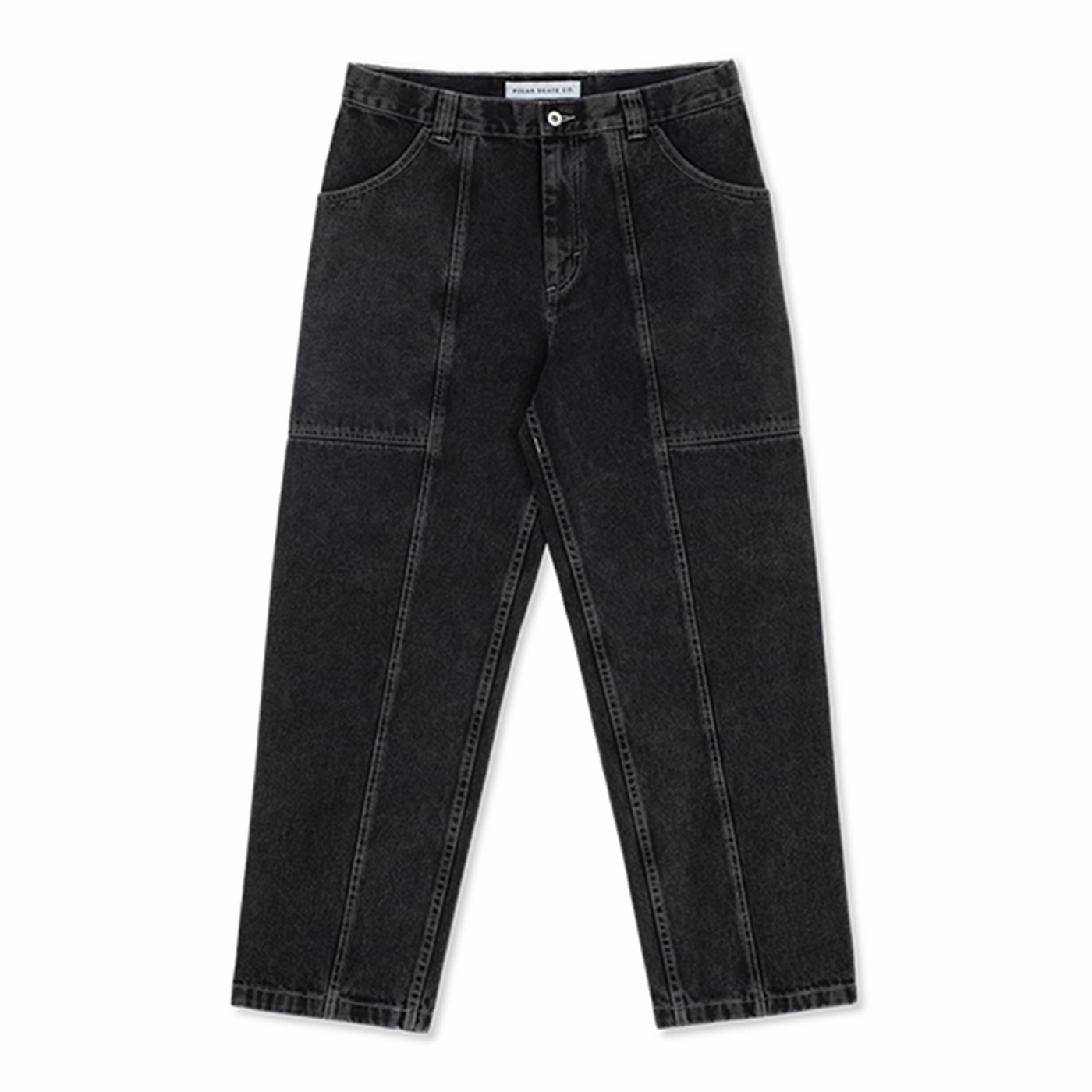 Base Comfort Polar Skate Co Jiro Pants - Silver Black denim