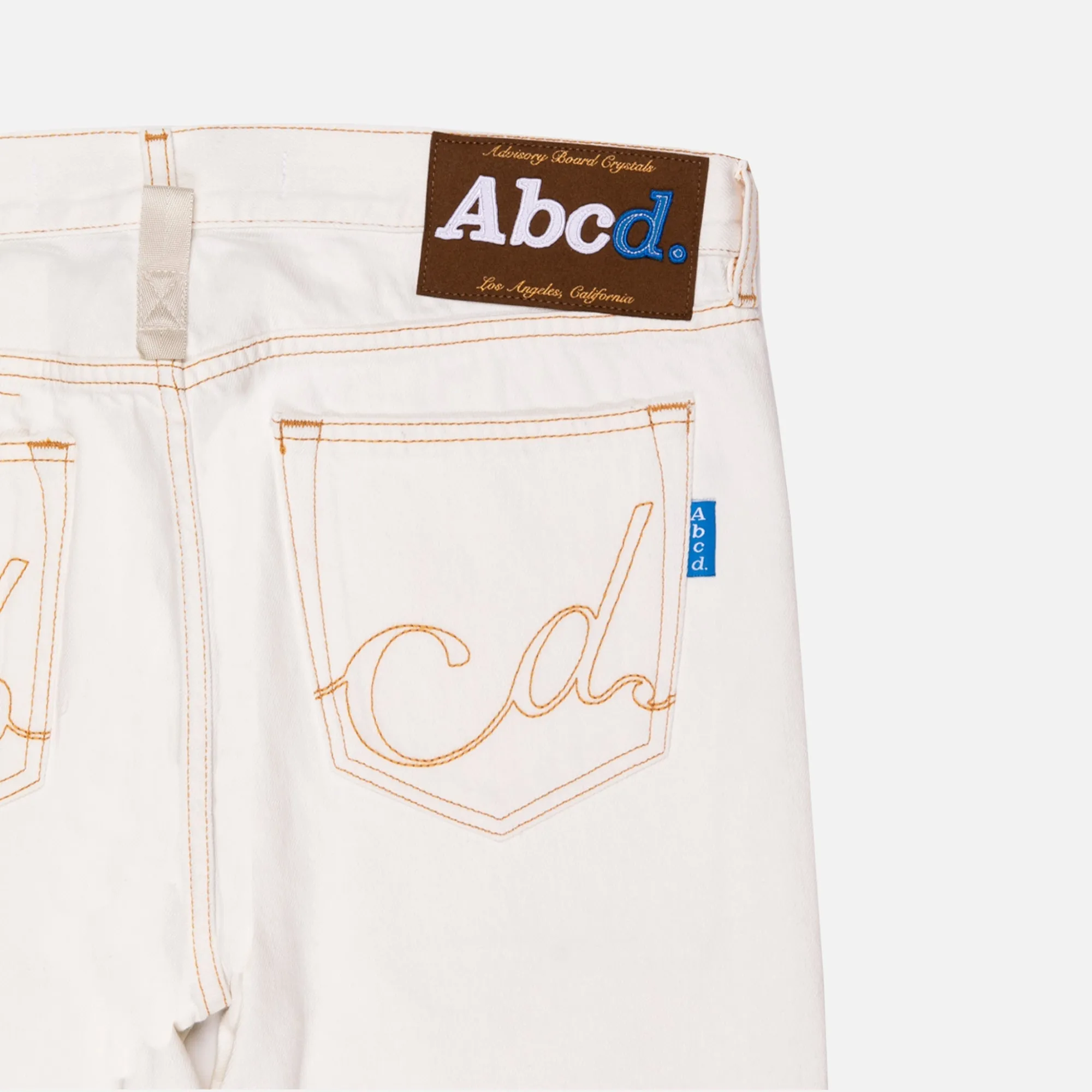 QuickReleaseClosures ABCD. Fit B Slim Fit Jean - WHITE