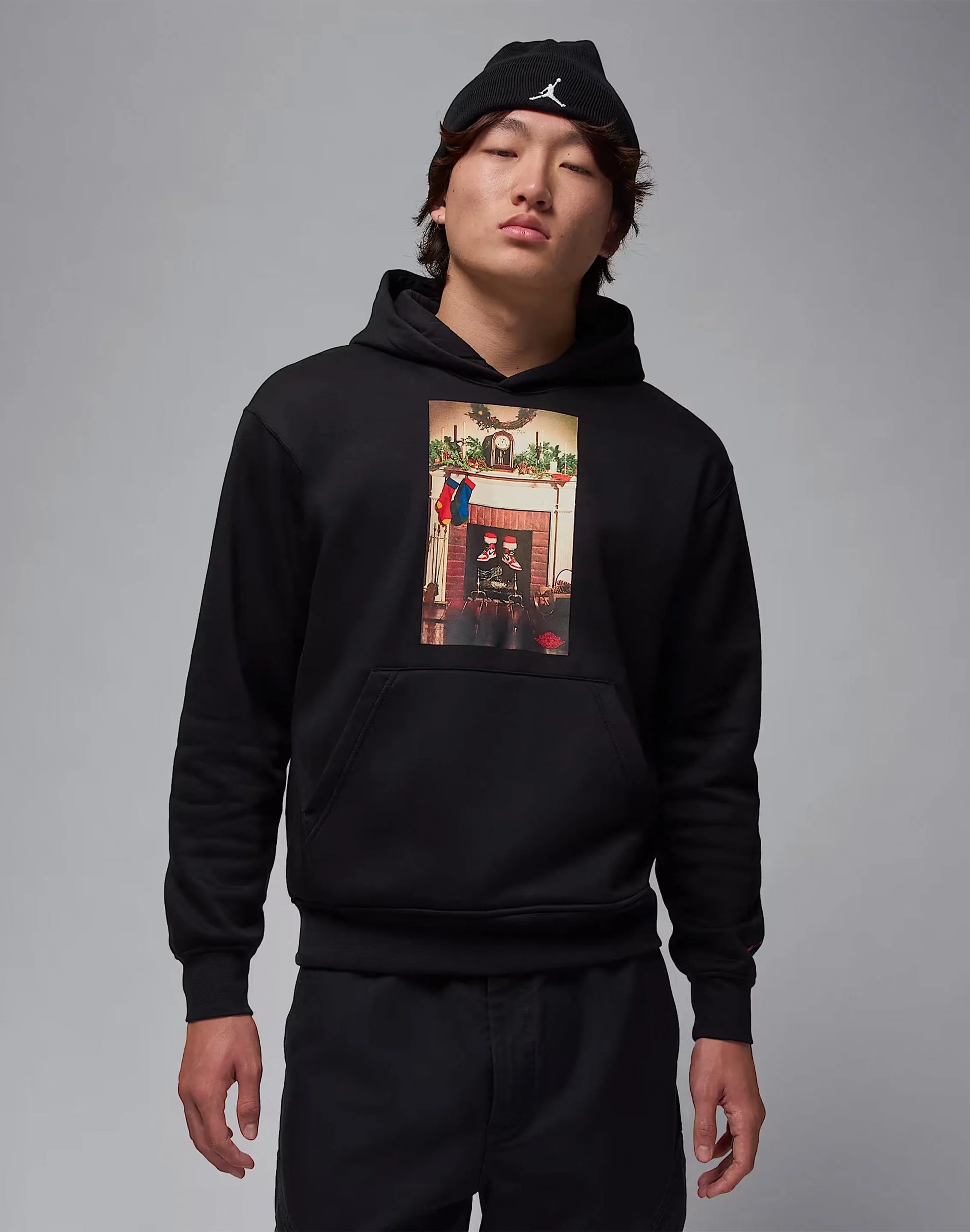 Jordan Jumpman Chimney Fleece Pullover Hoodie Repair Fit AntiPilling Fabric