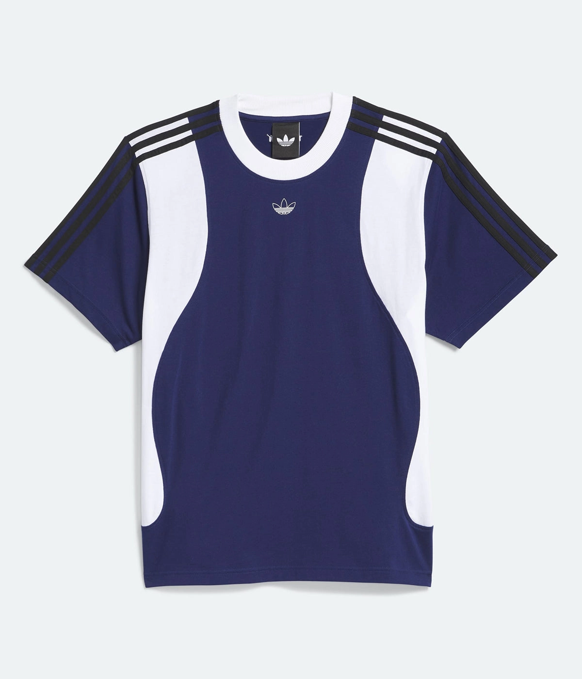 Recycled Polyester Blend Striped Pattern Adidas Tyshawn T-Shirt