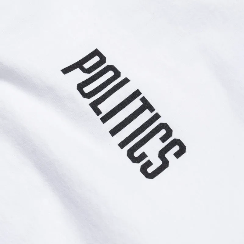 Politics Bootleg Tee - White male clothing Athletic Fit