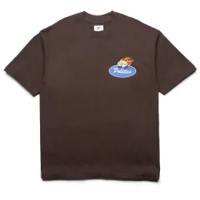 Organic Cotton Politics Flame Tee - Chocolate