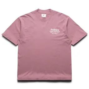 Politics Limo Tee - Mauve culottes silhouette