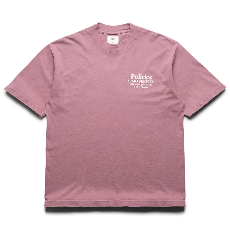 Politics Limo Tee - Mauve badminton event Adjustable
