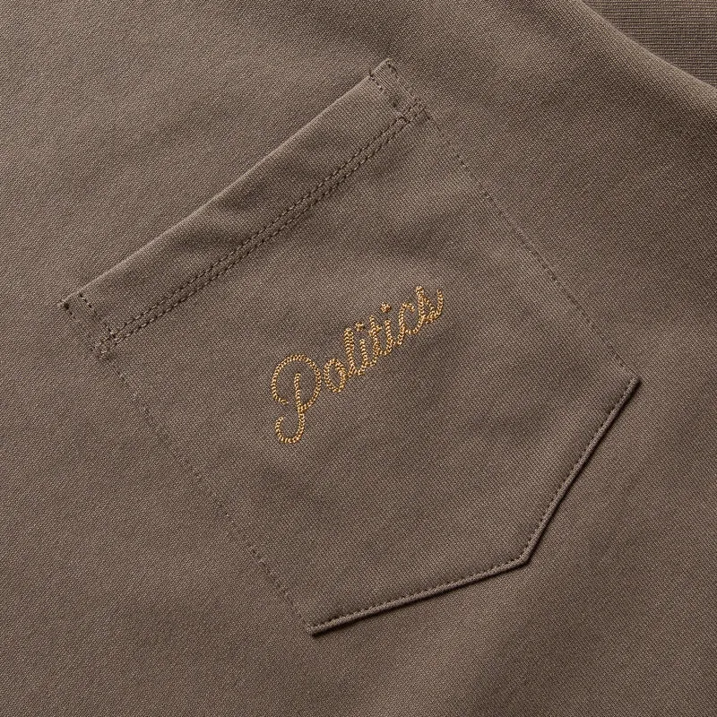 Cultural Event Politics Pocket Tee - Mocha