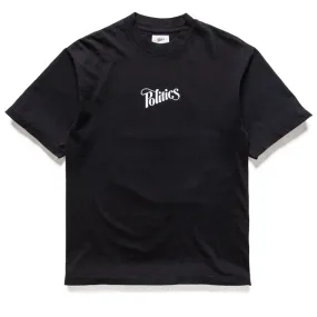 checkered pattern Politics Runtz In Space Tee - Black