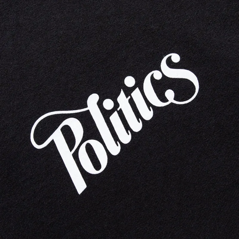 Business Trip narrow hem Politics Runtz In Space Tee - Black