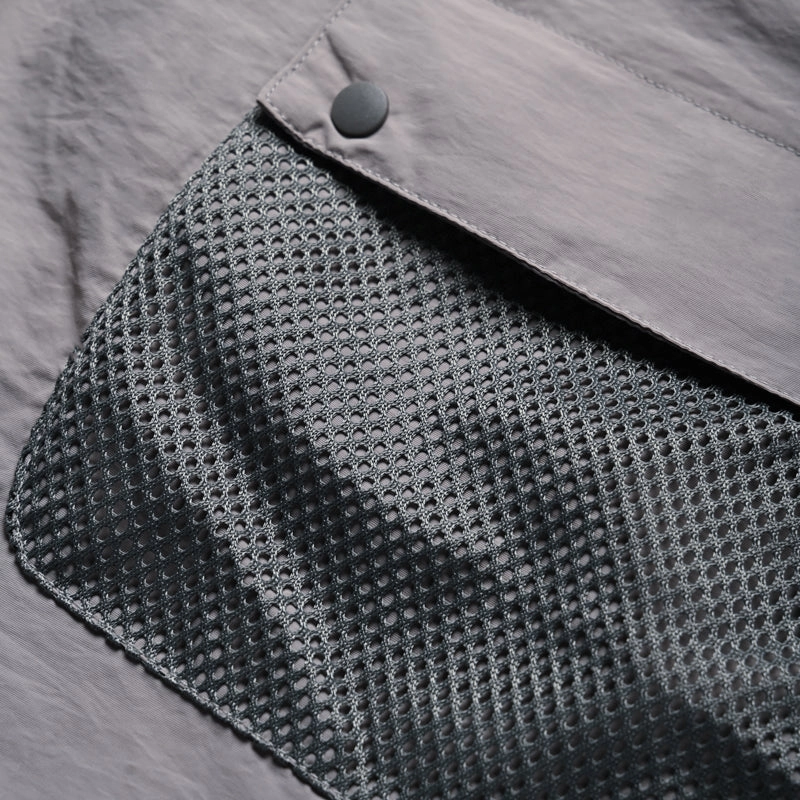 Politics Angler Shorts - Cool Grey Breathable Material Glide On Mobility Cut