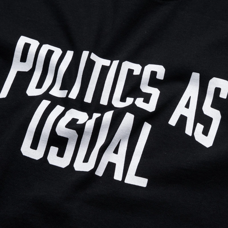 Button Down ethical fashion Politics As Usual Tee - Black