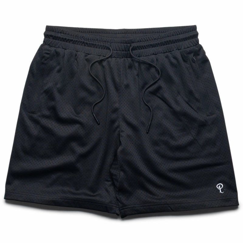 Politics Mesh Shorts - Black Subtle Charm