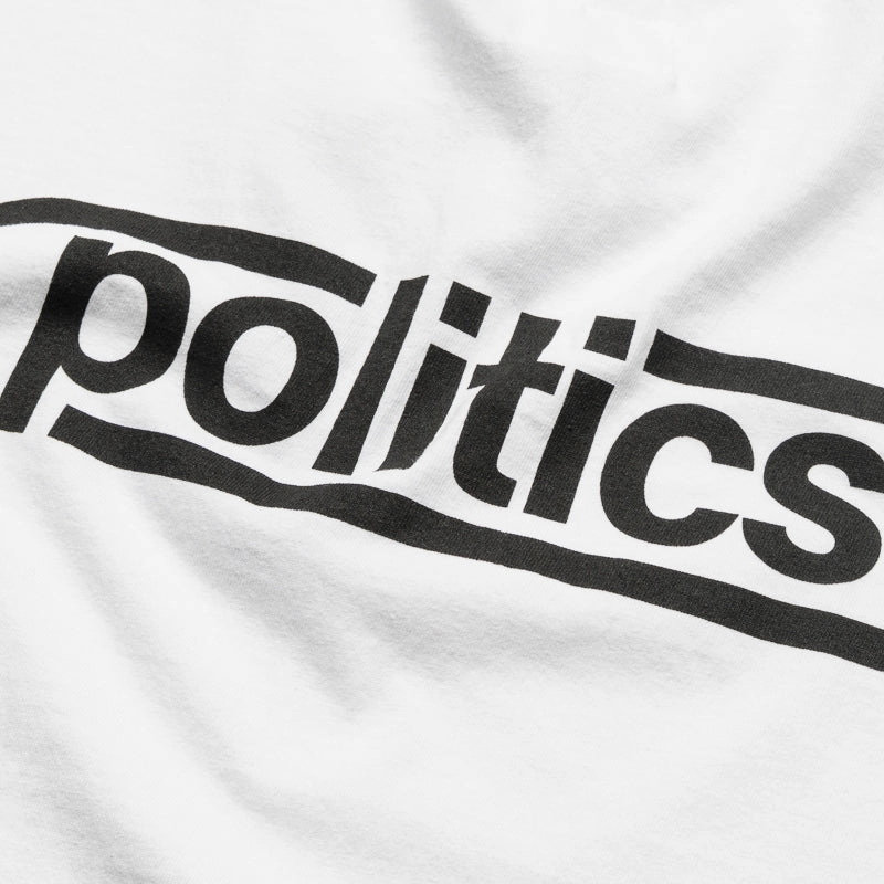 Politics Shop Tee - White casino event home clothes