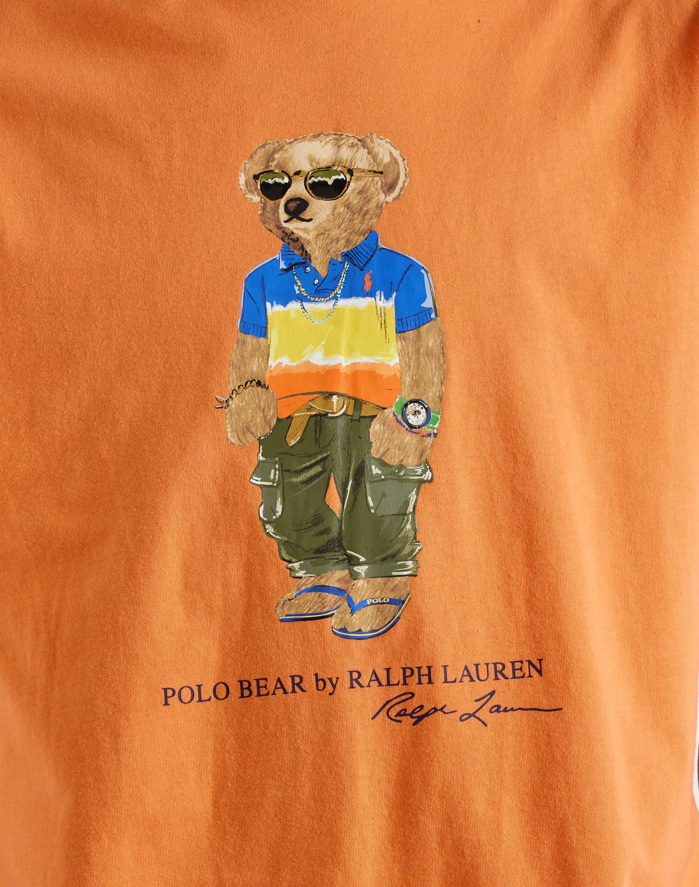 Polo Ralph Lauren  Beach Ship Bear Short Sleeve Tee Neo Mode Hotel Style