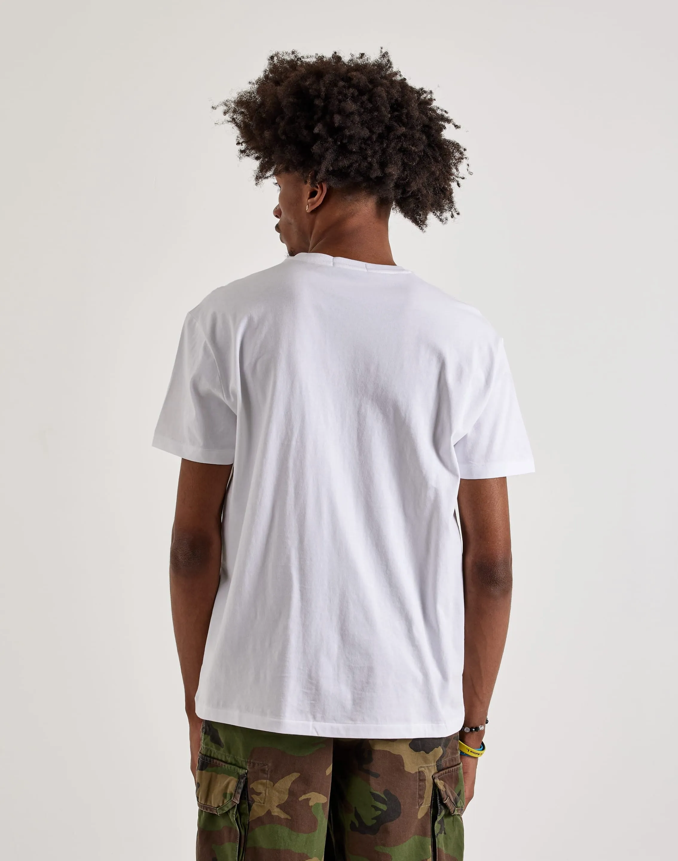 Polo Ralph Lauren  Chain Stitch Logo Tee Ocean Fit AdjustableCuffs