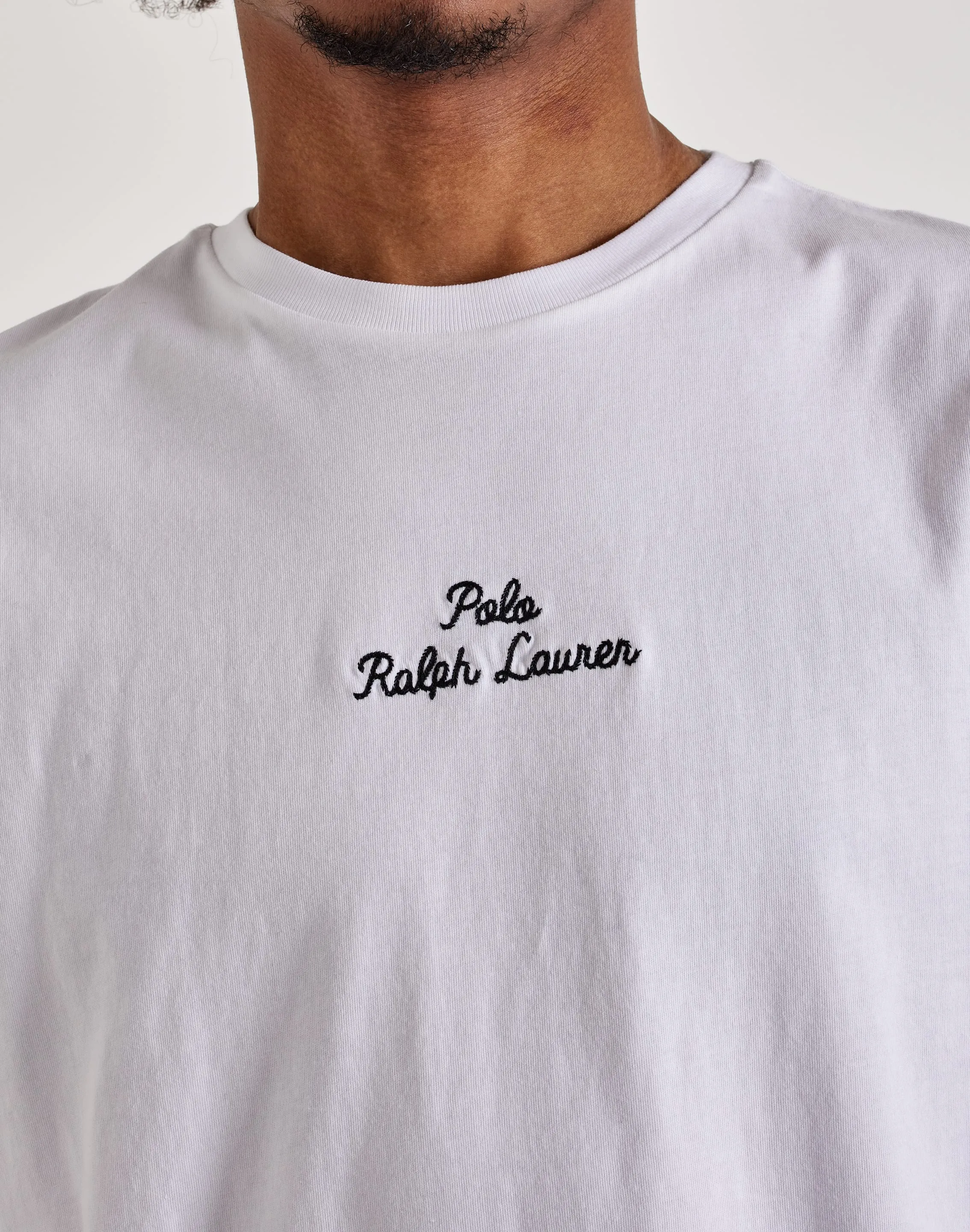 Layered Paneling Polo Ralph Lauren  Chain Stitch Logo Tee