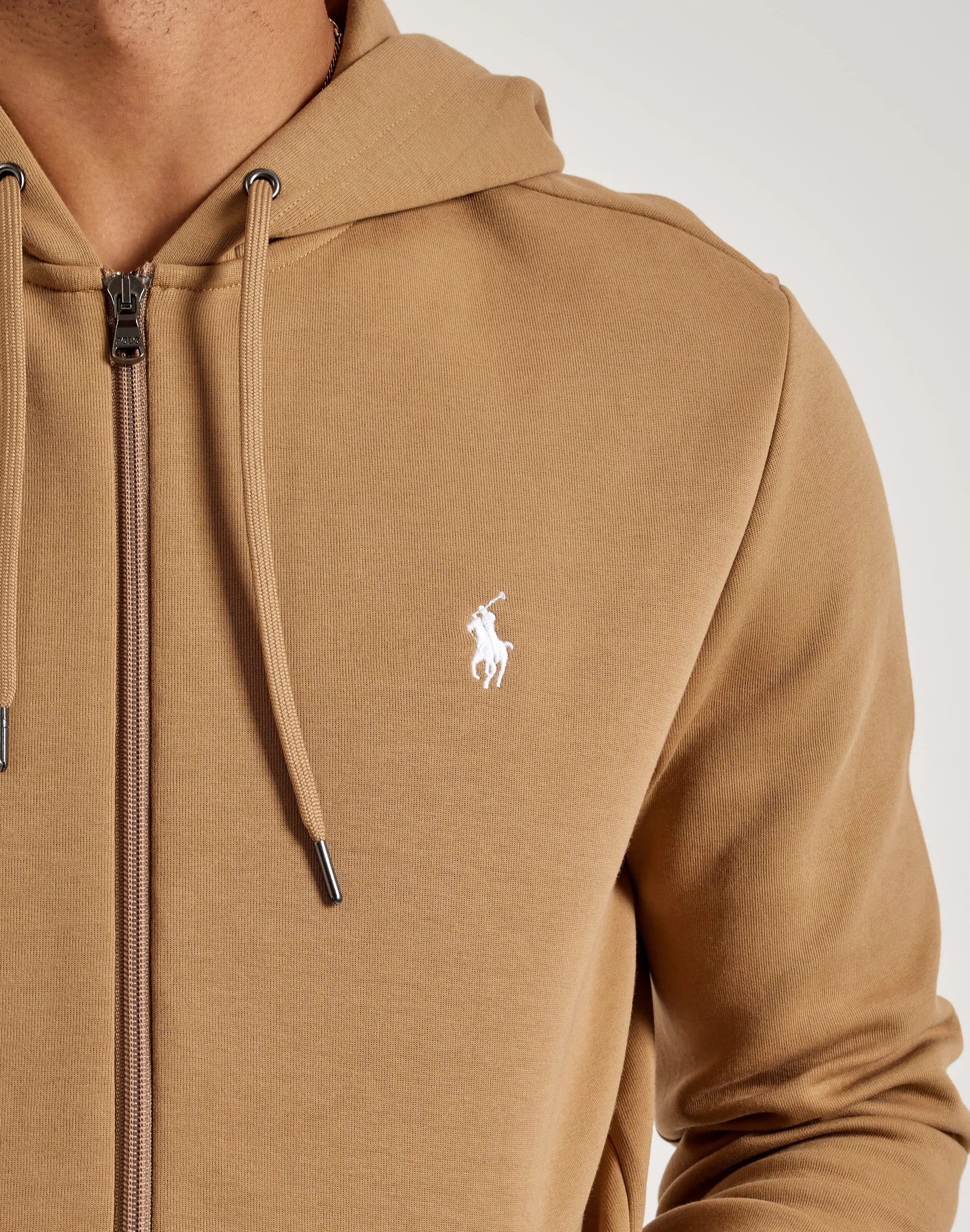 DoubleLayeredHem Vision Fit Polo Ralph Lauren Double-Knit Full-Zip Hoodie