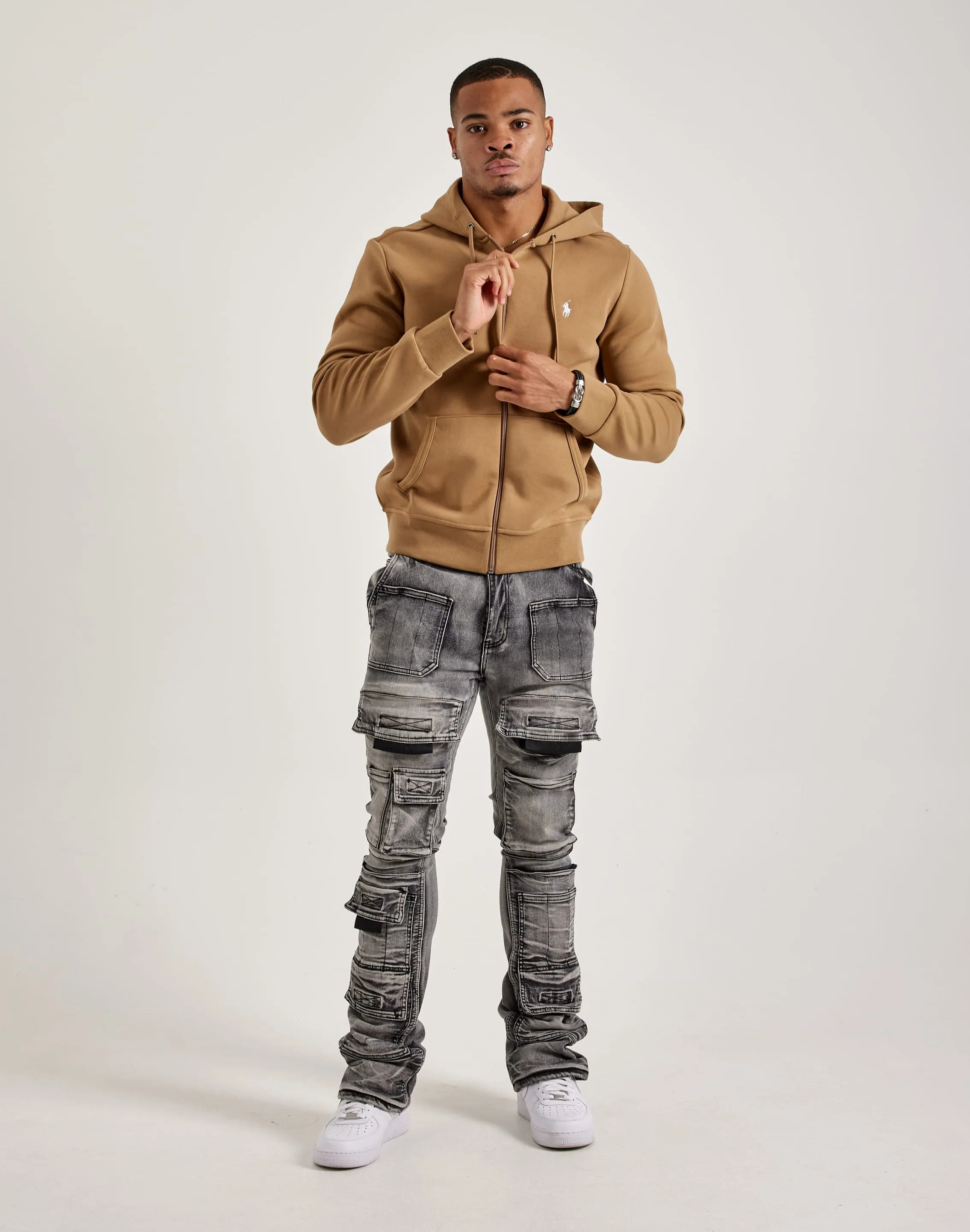 Polo Ralph Lauren Double-Knit Full-Zip Hoodie AntiStatic Lining