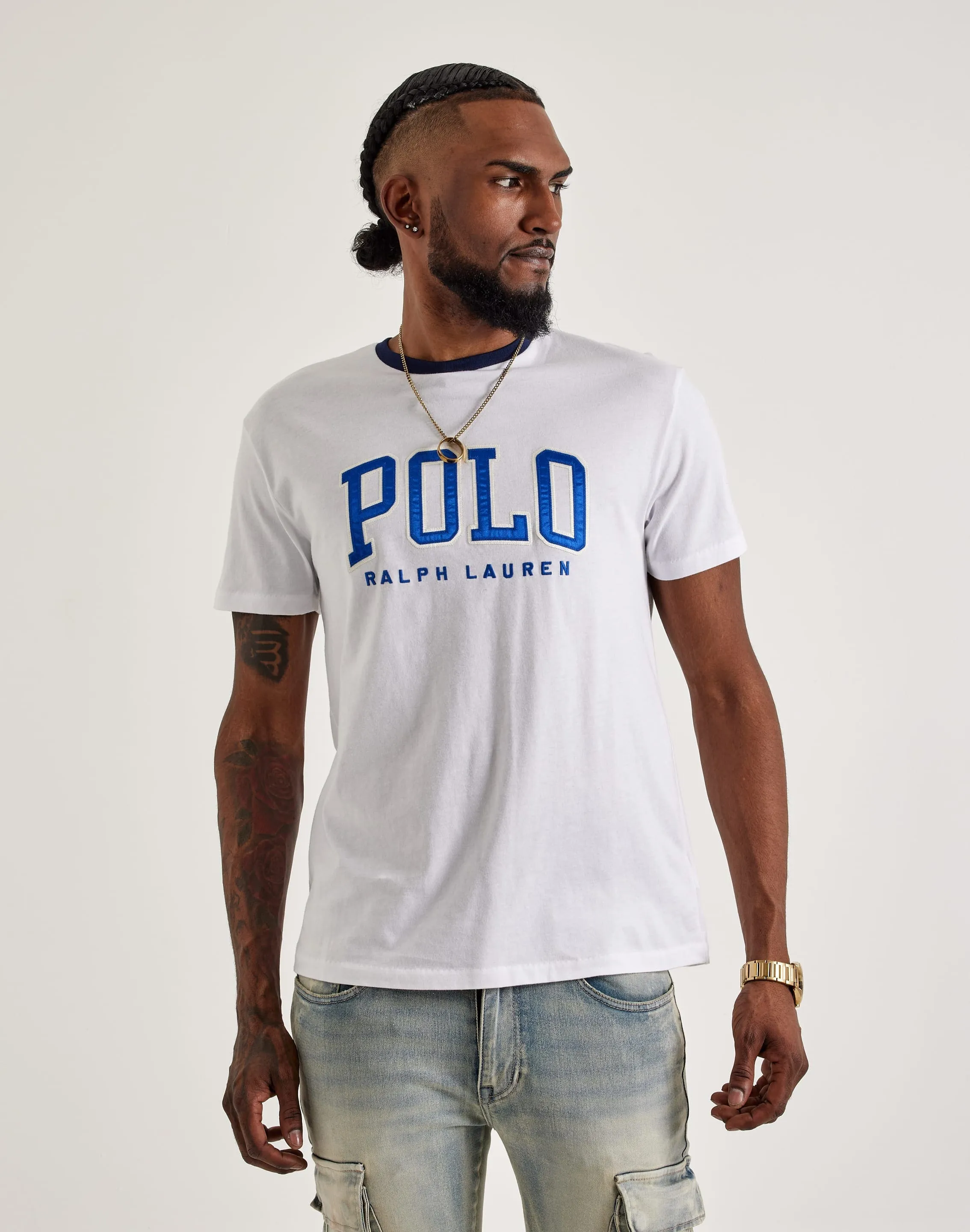 ReinforcedStitching Polo Ralph Lauren Embroidered Logo Tee