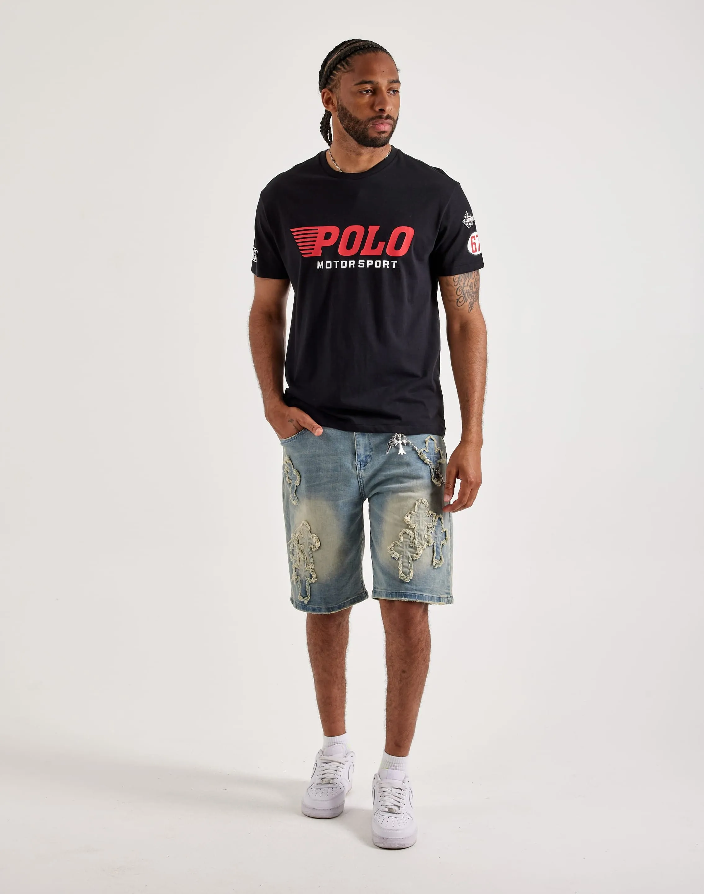 Polo Ralph Lauren Motorsport Tee EcoCertifiedTextile Zipper Closure