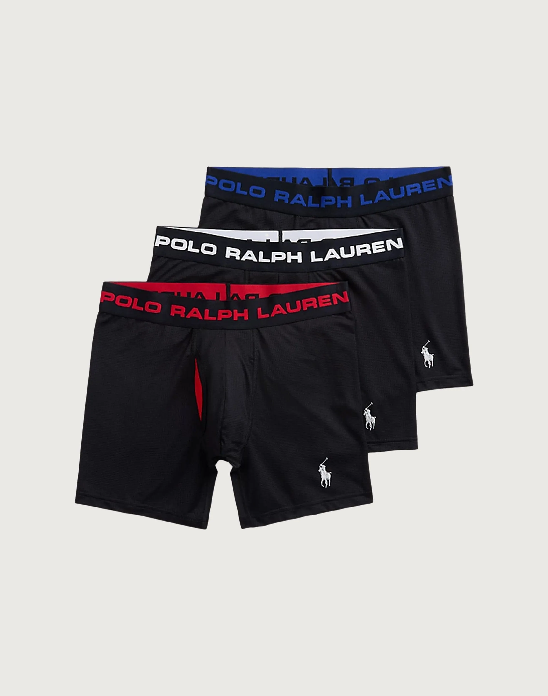 MoistureWickingMaterial Shine Fit Polo Ralph Lauren Perfect Pouch Boxer Briefs 3-Pack