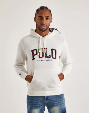 Airflow Mesh Panels Polo Ralph Lauren Plaid Logo Hoodie
