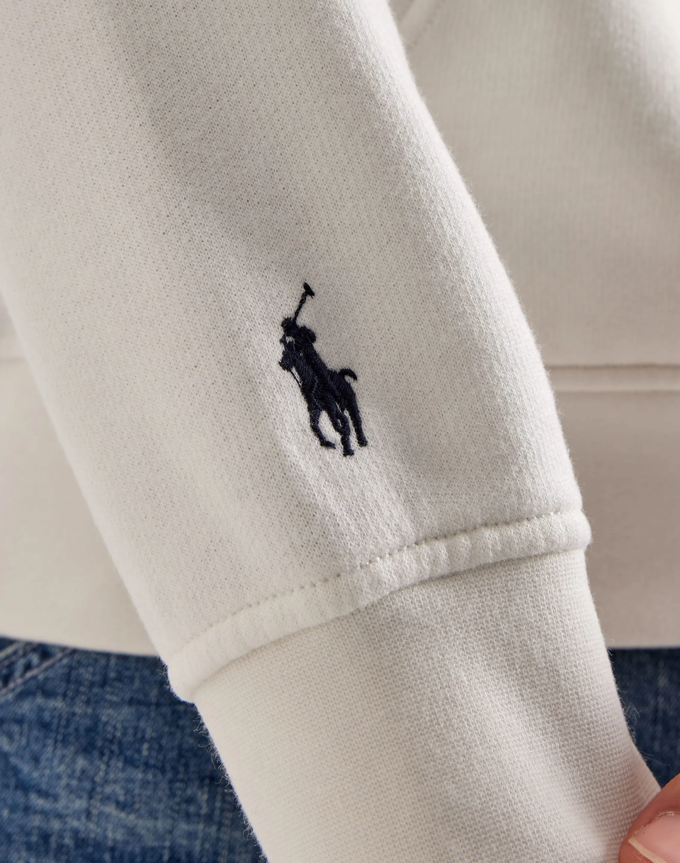 AbrasionResistant Material Polo Ralph Lauren Plaid Logo Hoodie