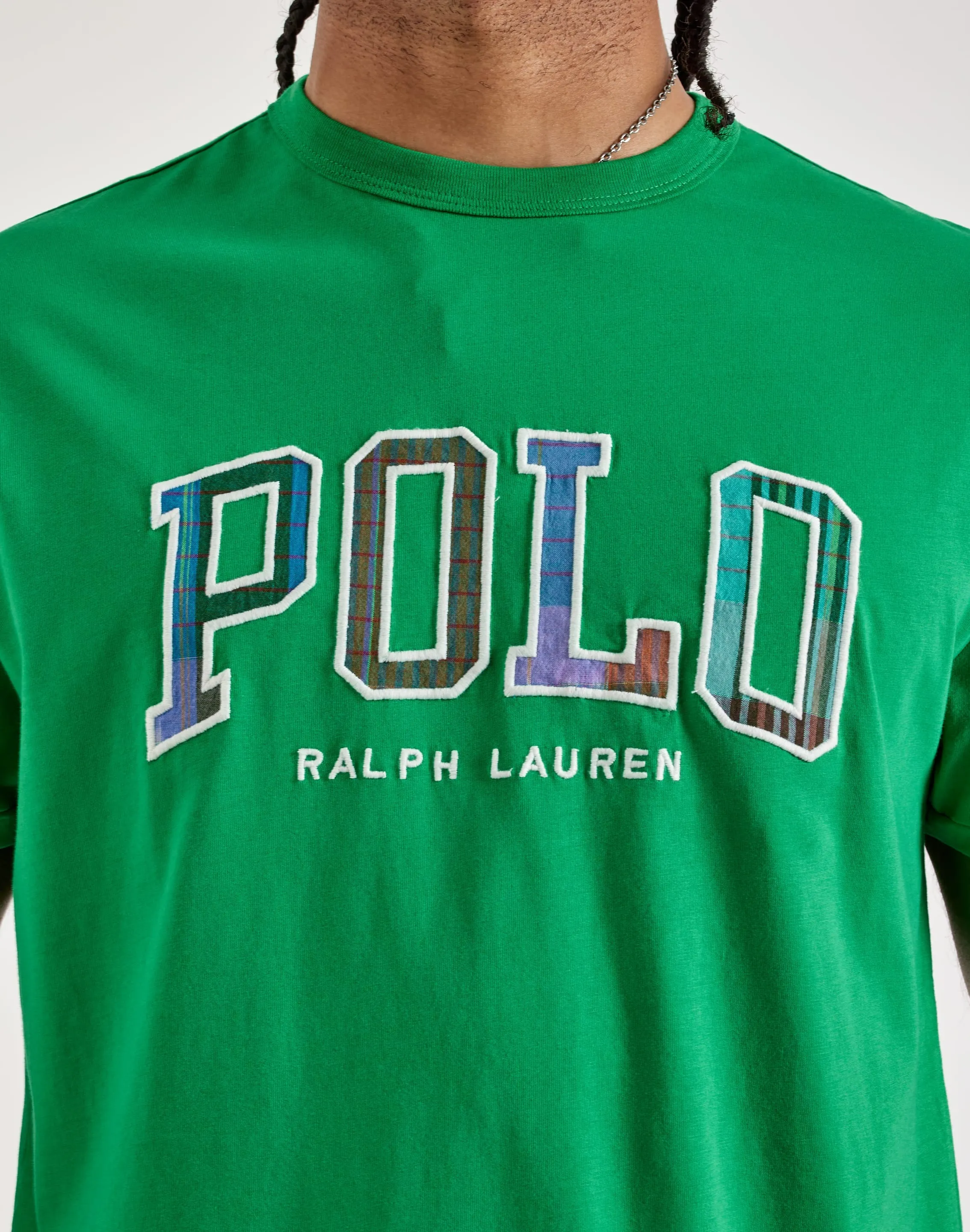 Polo Ralph Lauren Plaid Short-Sleeve Tee Street Sport