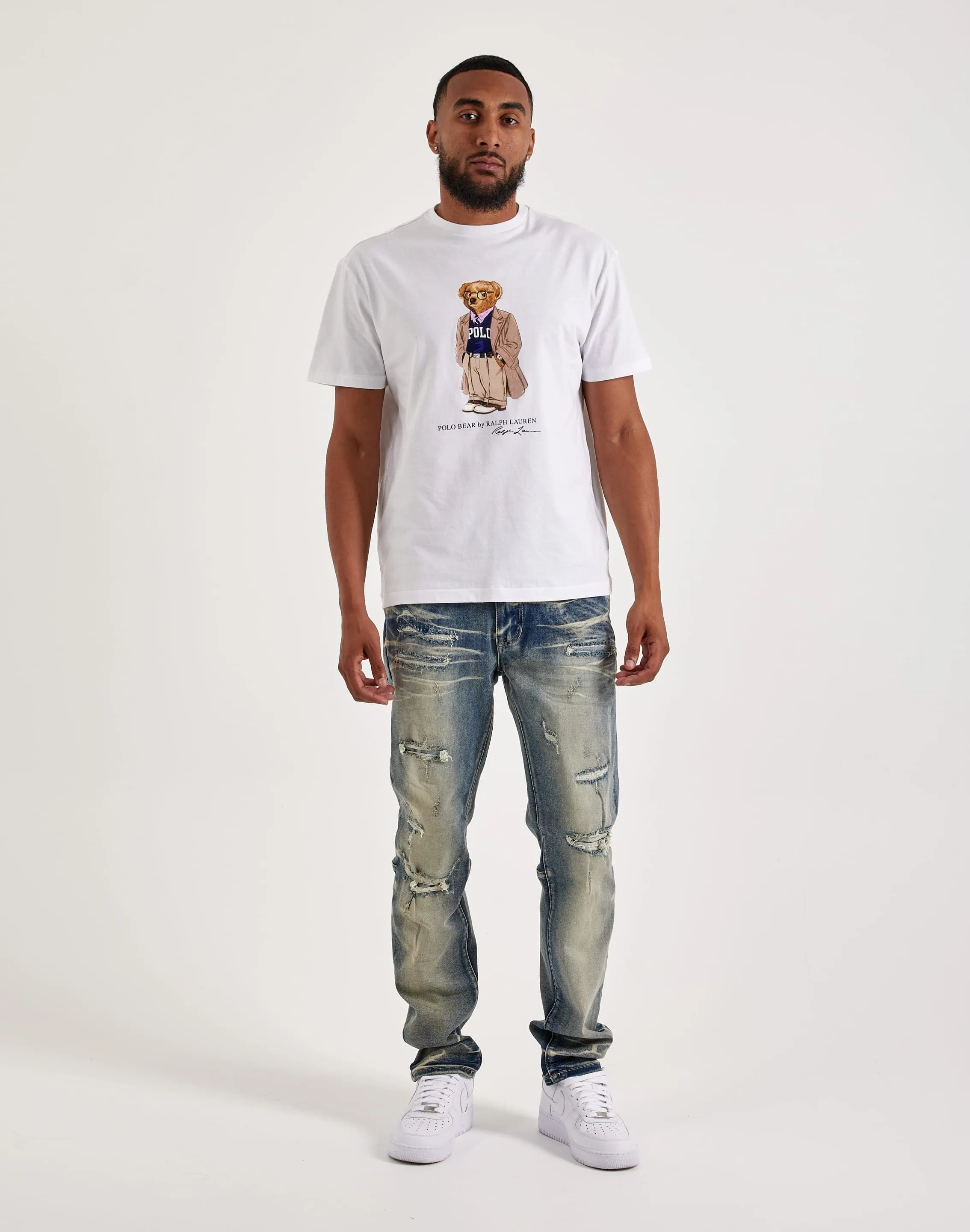 Romance Air Adjustable Hem Polo Ralph Lauren Polo Bear Tee