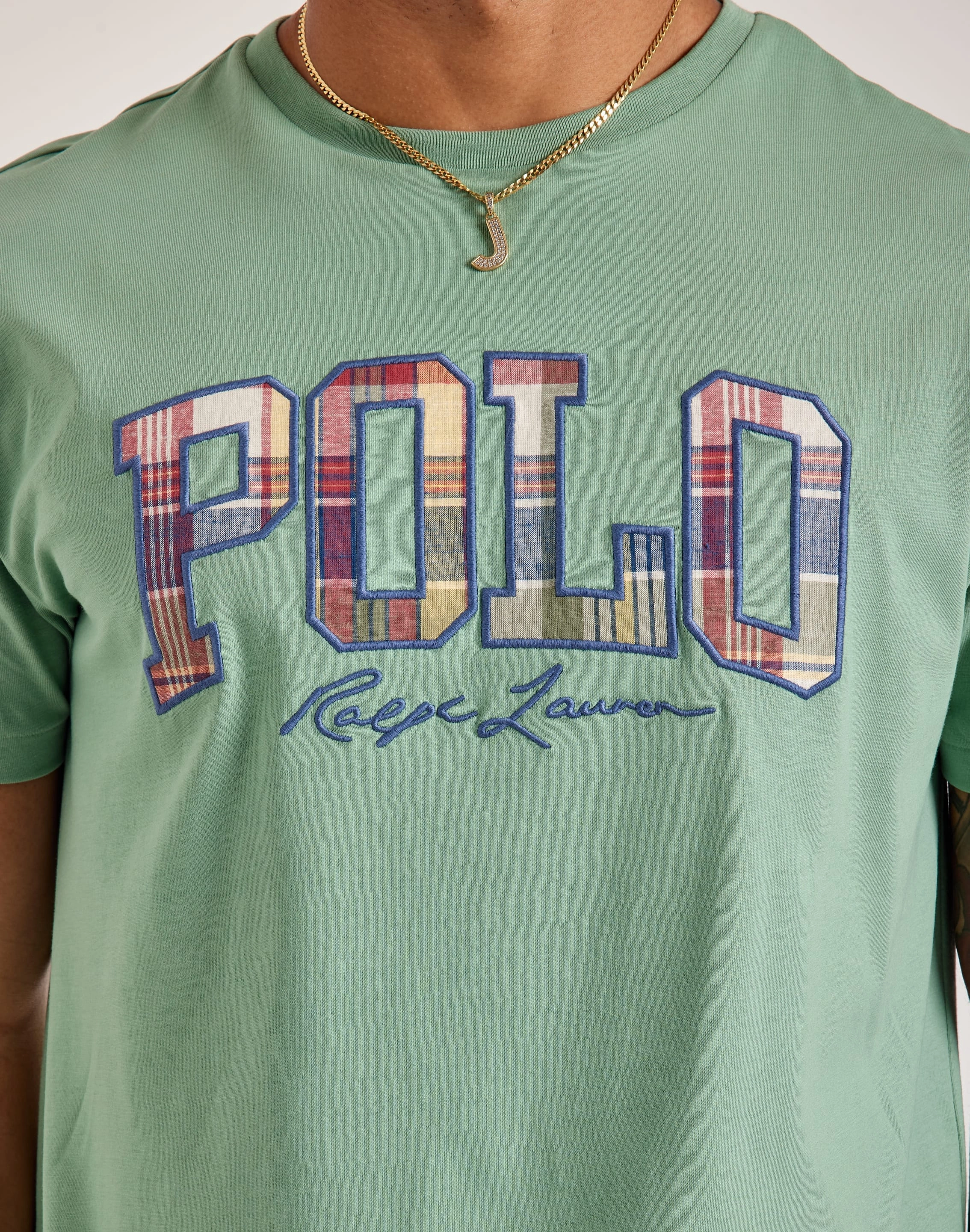 QuickEvaporation LightweightInsulation Polo Ralph Lauren Plaid Logo Tee