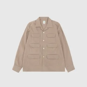 POLY COOLISH CLOTH 6 POCKET CLASSIC SHIRT Relaxed Silhouette Trendy Apparel