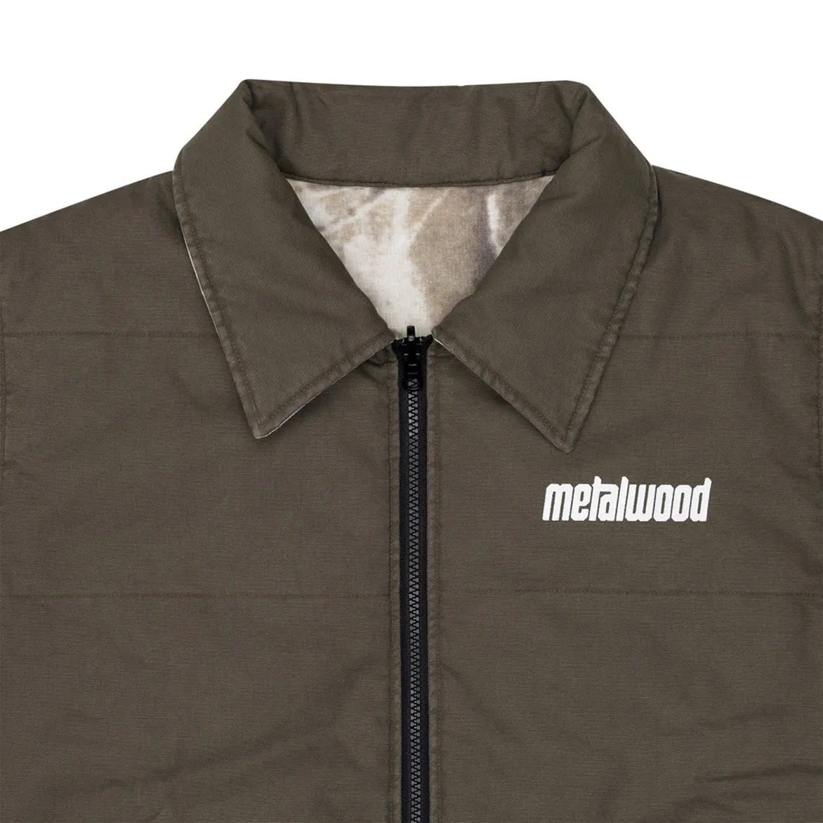 American Ease POLY FILLED REVERSIBLE VEST - FATIGUE GREEN