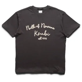 High End Ksubi Salud Biggie Tee - Faded Black