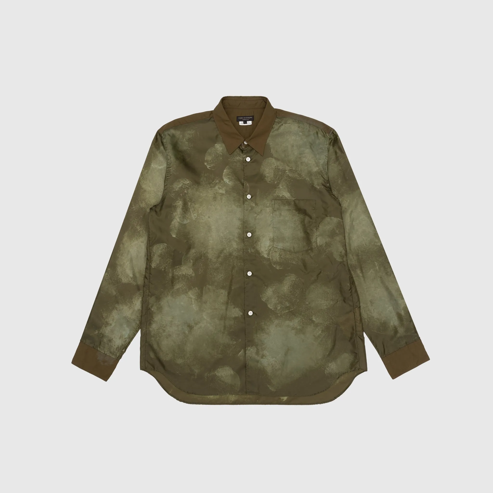 Tagless Design Modern Appeal POLYESTER TAFFETA x COTTON BROAD GARMENT SHIRT