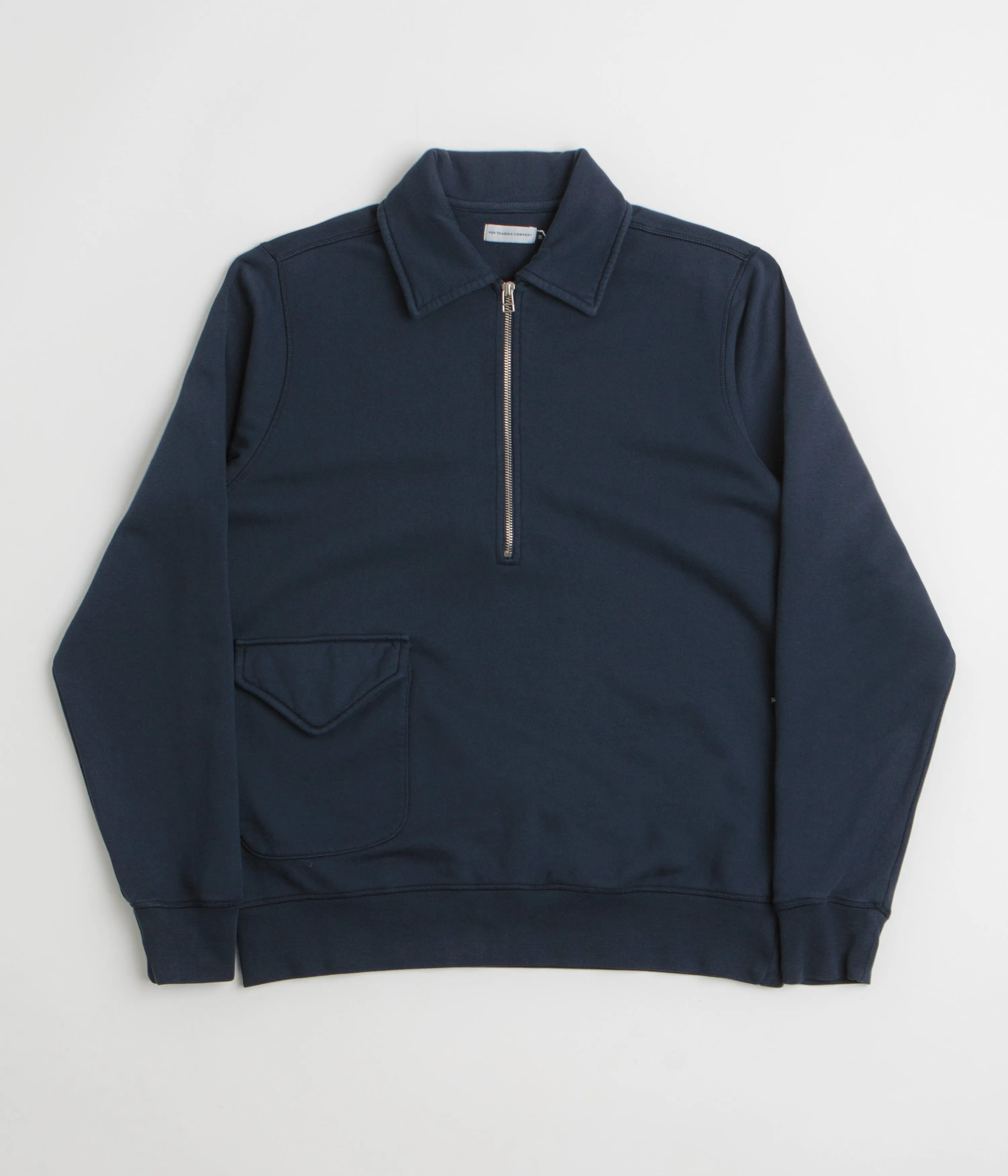 budget-friendly Backpacking Essential Pop Trading Company 1/2 Zip Sweatshirt - Navy