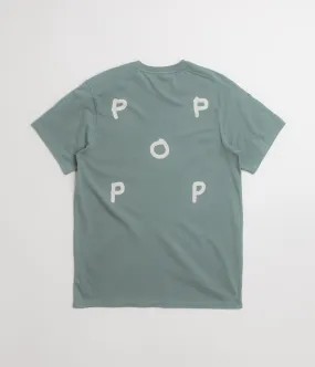 Pop Trading Company BYOBSS Logo T-Shirt - Stormy Sea Flare