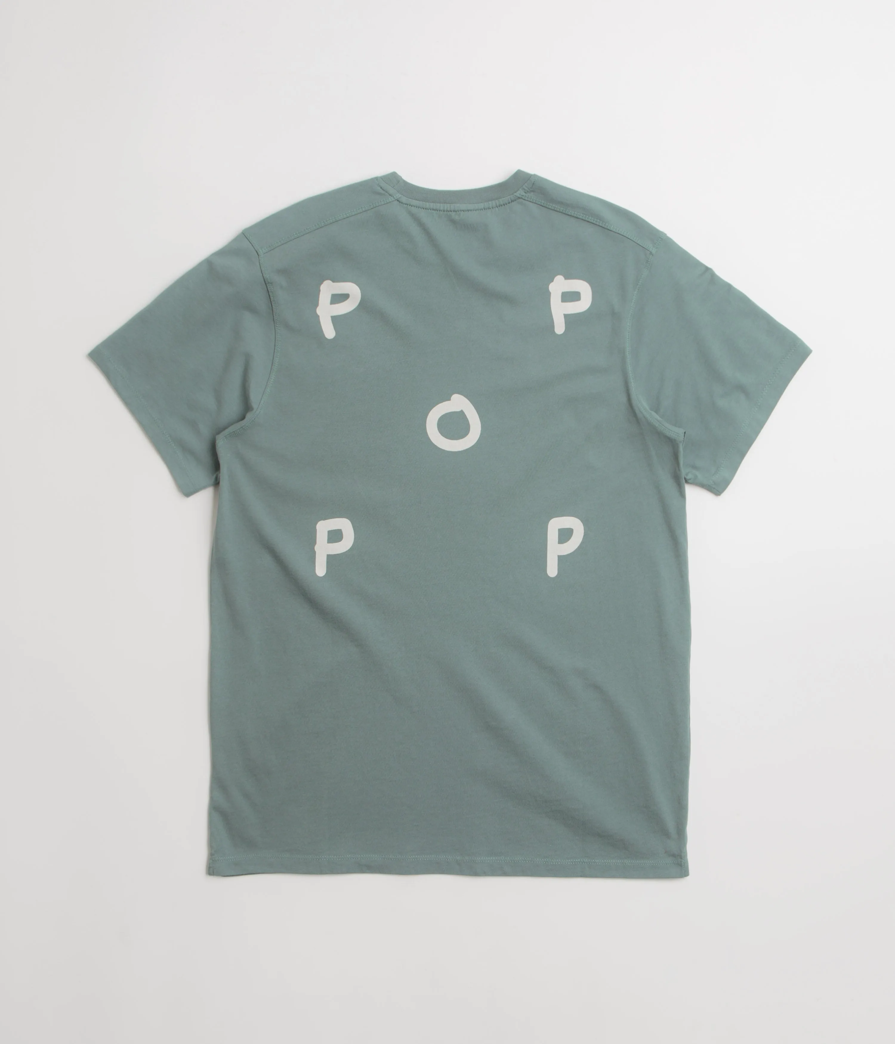Pop Trading Company BYOBSS Logo T-Shirt - Stormy Sea Flare