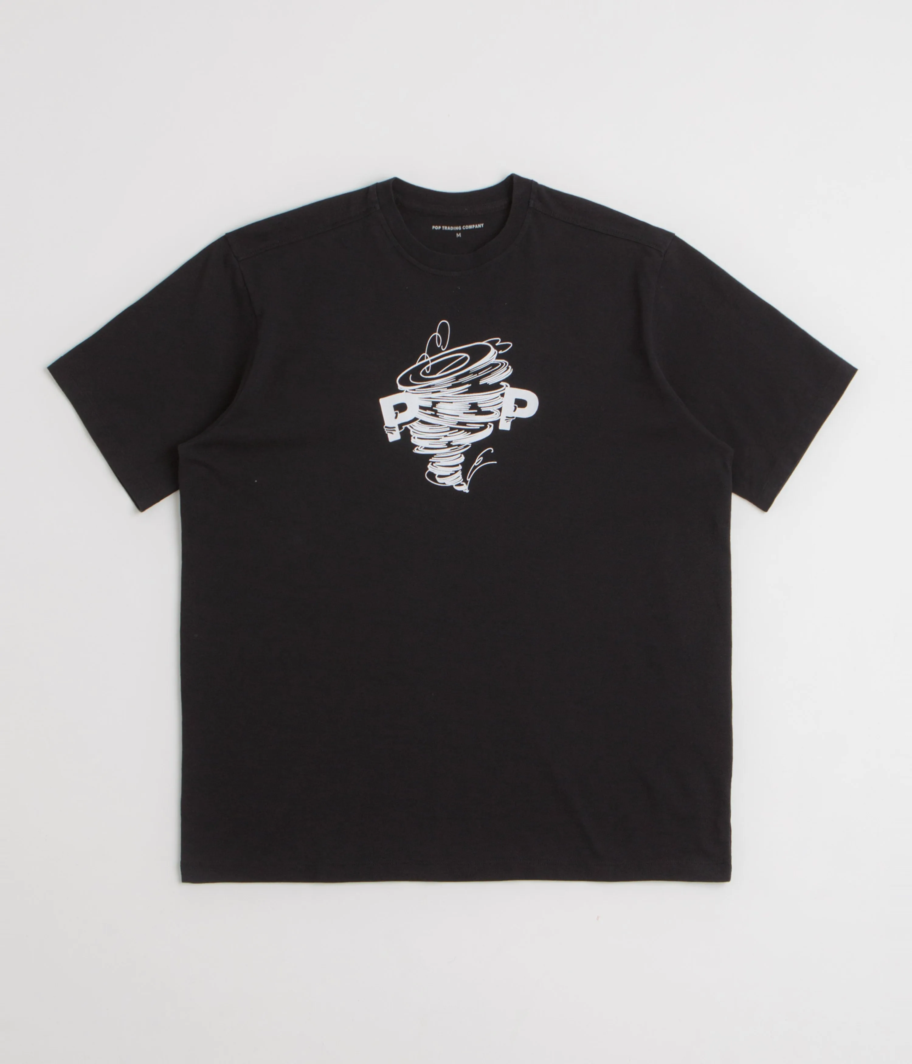 Pop Trading Company Swirl T-Shirt - Black sports uniform In-demand