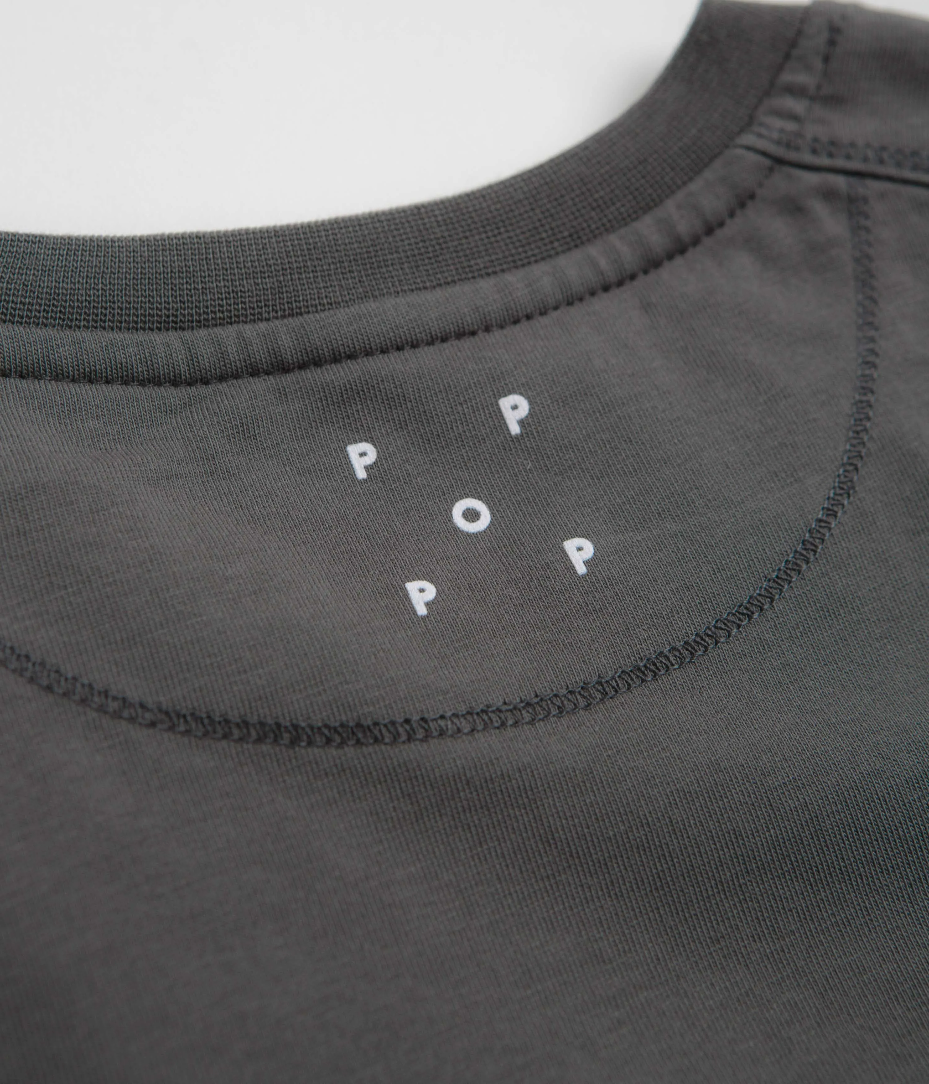 evening Pop Trading Company Whale T-Shirt - Charcoal