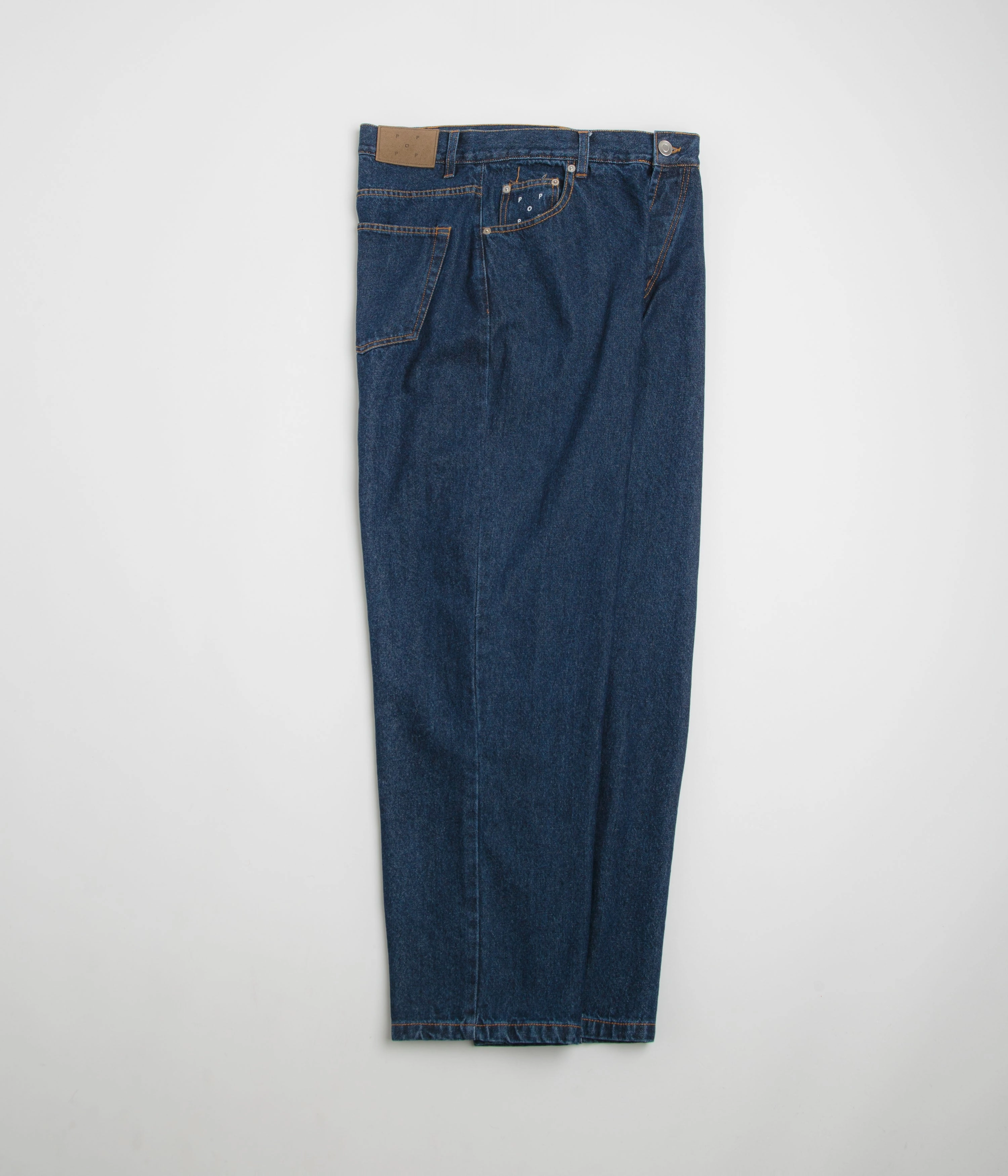 Pop Trading Company DRS Denim Pants - Rinsed Polyester fabric