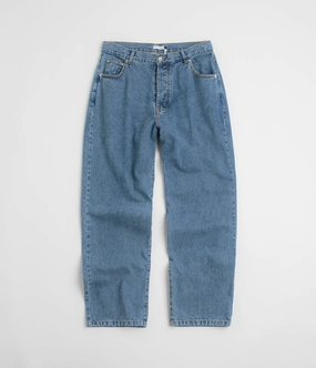 Ultra Soft Blend Neutral Style Pop Trading Company DRS Denim Pants - Stonewashed