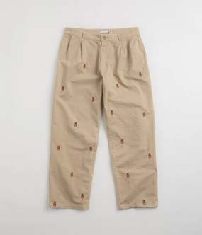 Pop Trading Company x Miffy Suit Pants - Khaki hypoallergenic Wool blend