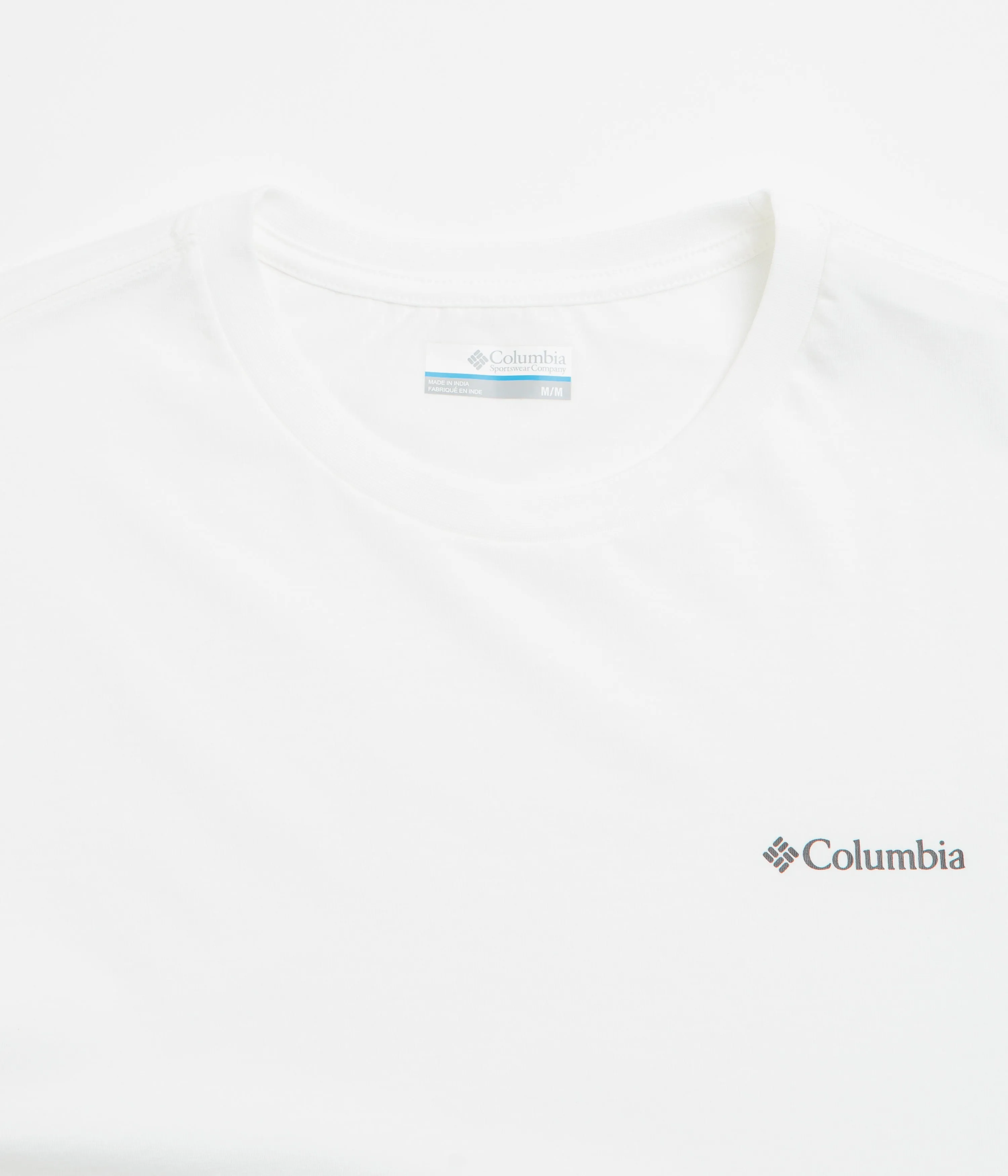 library event Columbia CSC Basic Logo T-Shirt - White / CSC Retro Logo