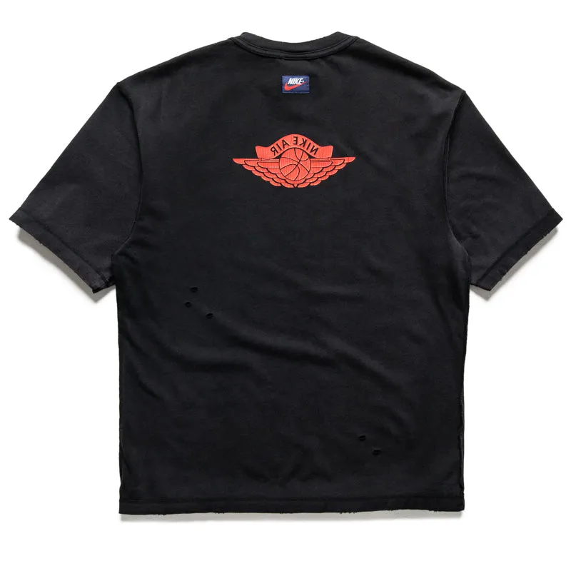 family event Button Down Jordan Rare Air Tee - Black/Chile Red