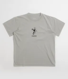 Dancer OG Logo T-Shirt - Oyster Grey Pigment stretchy fabric vacation rental venue