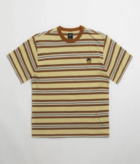 HUF Big Block Stripe T-Shirt - Clay Ultraviolet Protection Factor Wedding