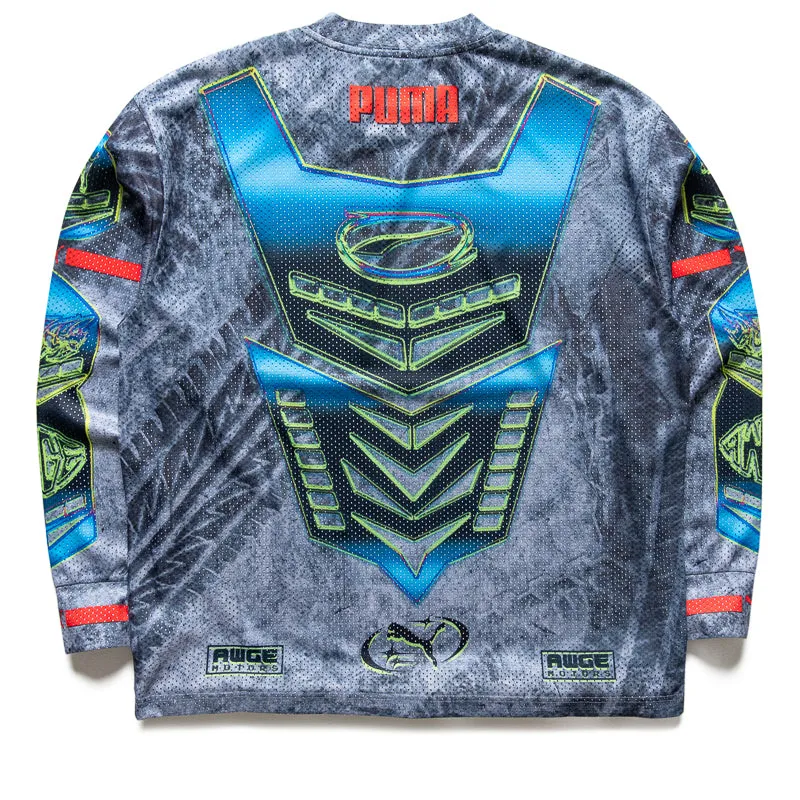 A$AP Rocky x Puma Moto Armor L/S Tee - White collars hotel venue
