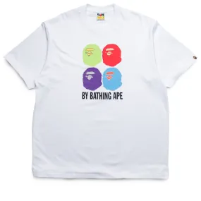 hiking venue A Bathing Ape Multi Ape Head By Bathing Ape Tee - White