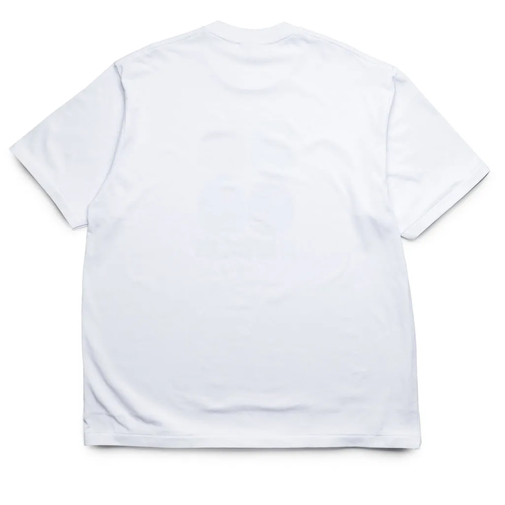 Urban Style Slim-fit A Bathing Ape Multi Ape Head By Bathing Ape Tee - White
