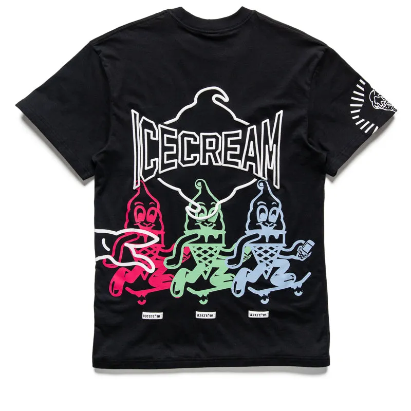 clinic event Decorative details Ice Cream The Gang Knit Tee - Stretch Limo